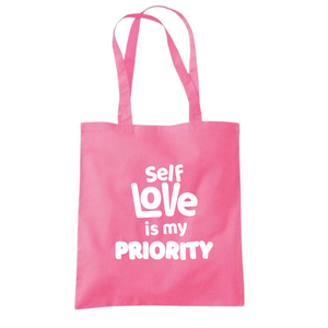 Self Love is My Priority Shoulder Tote Bag