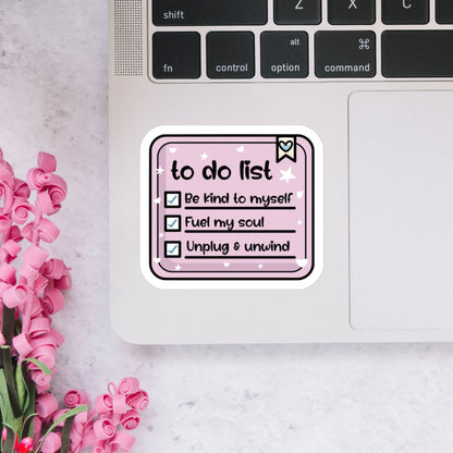 To Do List Sticker