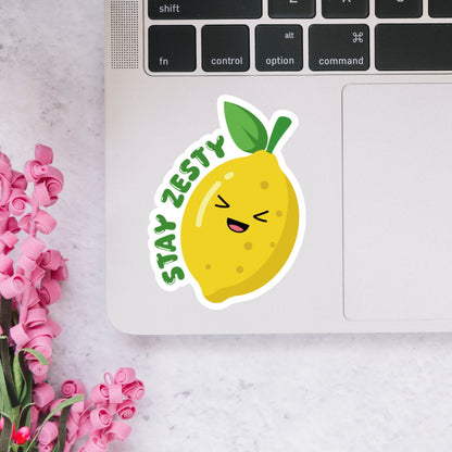 Stay Zesty Lemon Sticker