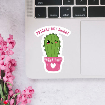 Prickly But Sweet Cactus Sticker