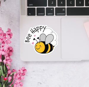 Bee Happy Cute Sticker
