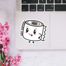 Load image into Gallery viewer, Shit Happens Cute Toilet Roll Sticker
