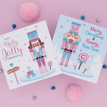 Pack of 4 Merry Christmas Nutcrackers Cards